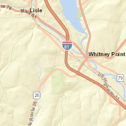 Whitney Point New York Street Map