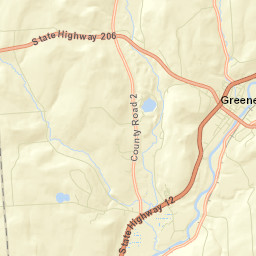 Greene New York Street Map