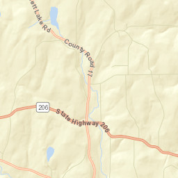 West Bainbridge New York Street Map