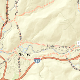 South Unadilla New York Street Map