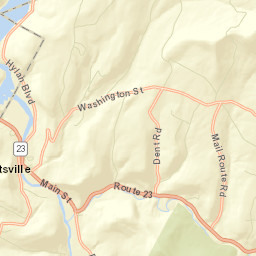 Prattsville New York Street Map