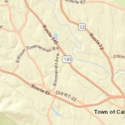 Woodstock New York Street Map