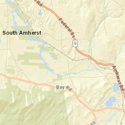 South Amherst Street Map