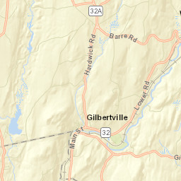 Hardwick Street Map