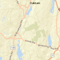 Oakham Street Map