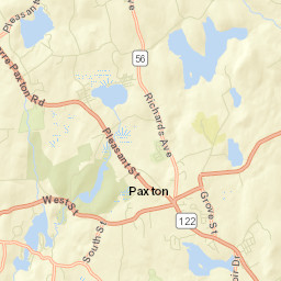 Worcester County Street Map