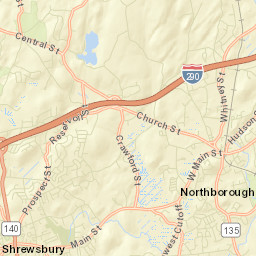 Shrewsbury Street Map