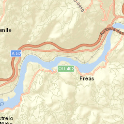 Castrelo de Miño Street Map