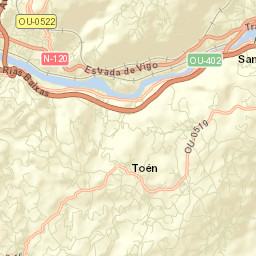 Toén Street Map