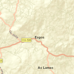 Esgos Street Map