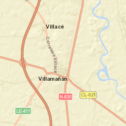 Villamañán Street Map