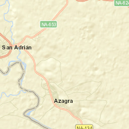 Azagra Street Map