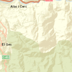 Alàs i Cerc Street Map