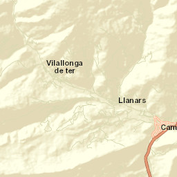 Camprodon Street Map