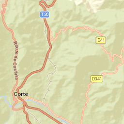 Corte Street Map