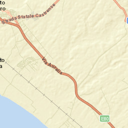 Montalto di Castro Street Map