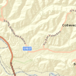 Collevecchio Street Map