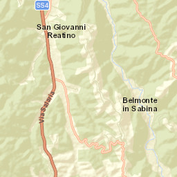 Belmonte in Sabina Street Map