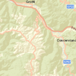 Concerviano Street Map