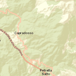 Petrella Salto Street Map