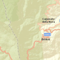 Brittoli Street Map