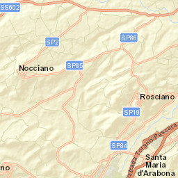 Nocciano Street Map