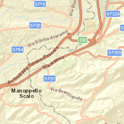 Casalincontrada Street Map
