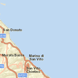 Marina di San Vito Street Map
