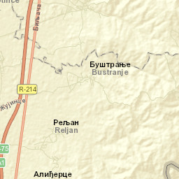 Biljača Street Map