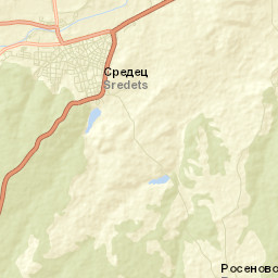 Sredets Street Map