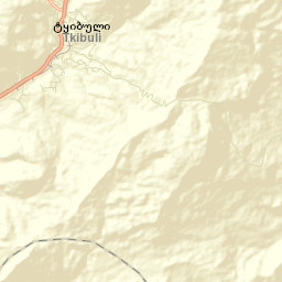 Tqibuli Street Map