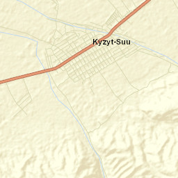 Kyzyl-Suu Street Map
