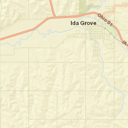 Ida Grove Street Map