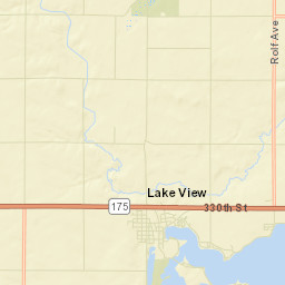 Perkins Ave, Lake View, IA 51450,, Street Map