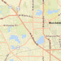 Mundelein Street Map