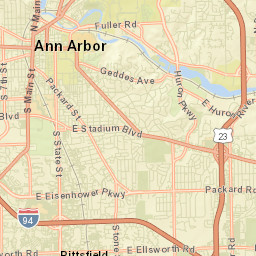 Ann Arbor Street Map