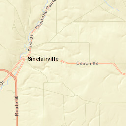 Sinclairville New York Street Map