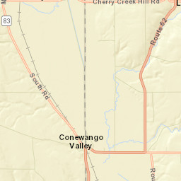 Rays Corners New York Street Map