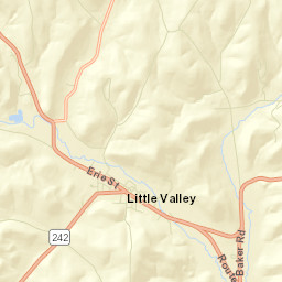 Little Valley New York Street Map