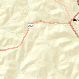 Ellicottville New York Street Map