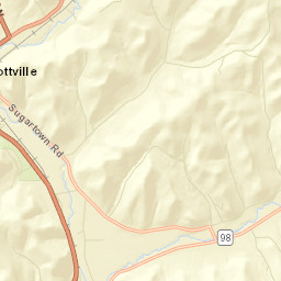 Sugartown New York Street Map