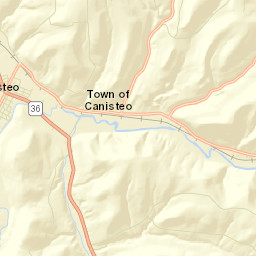 Canisteo New York Street Map