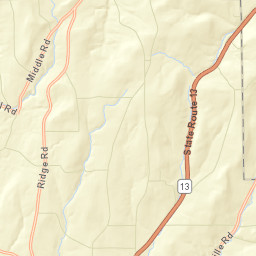 Rush Run New York Street Map