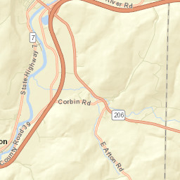 Middle Bridge New York Street Map