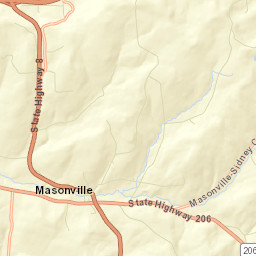 Masonville New York Street Map