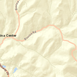 Bovina Center New York Street Map
