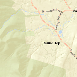Round Top New York Street Map