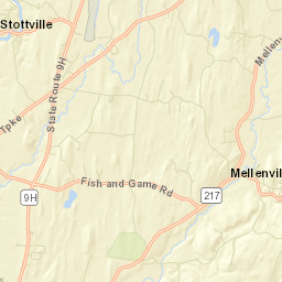 Stottville New York Street Map