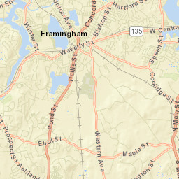 Sherborn Street Map