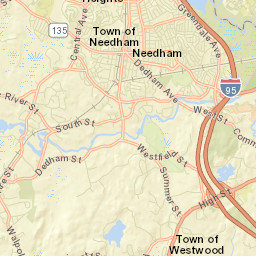 Needham Street Map